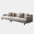 Kunming Square Arm Sofa with pillows-103850058-103850059