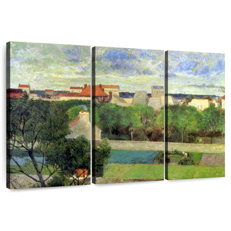 Sirci, les jardins du marché de Vaugirard, H 42 po x l 65 po