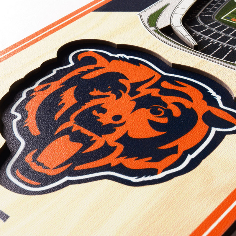 NFL 3D Stadiumview Banner, Chicago Bears