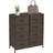 Sorbus Dresser with 8 Drawers with Steel Frame, Wood Top, and Fabric Bins-1805180333