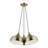 Chassitty 3 - Light Antique Brass Pendant