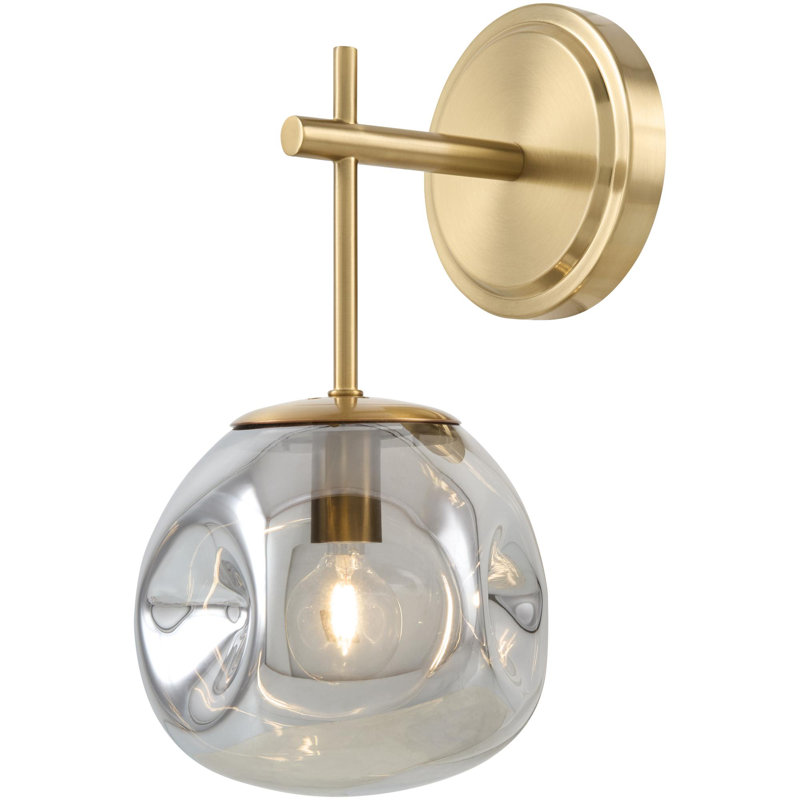 Molec Wall Sconce, 12" H x 6" W x 7" D, 1 Light