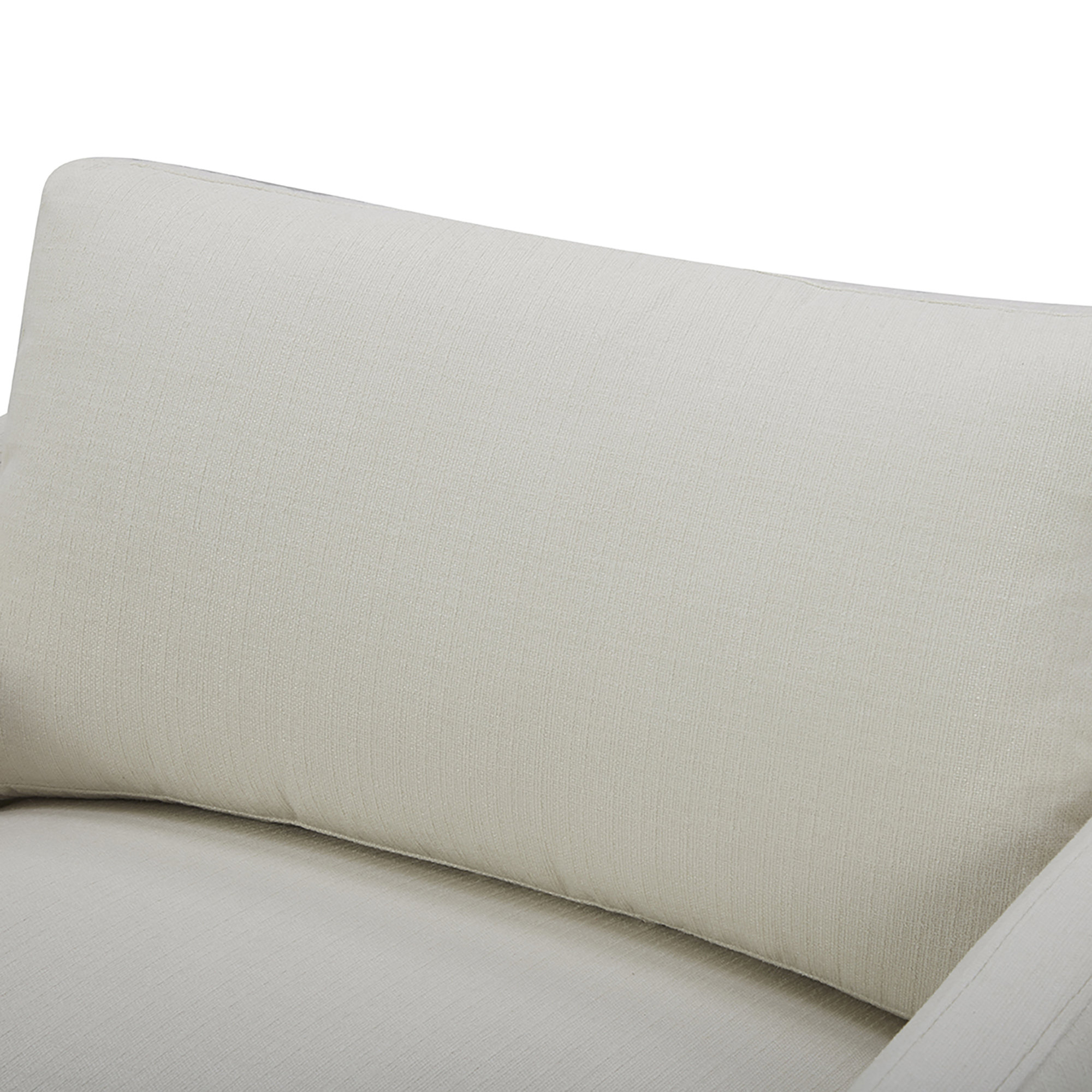 Liz 85" Upholstered Sofa, Dark Brown, Flannigan Cotton Tweed Linen, 32.28"H x 84.25"W x 39.37"D