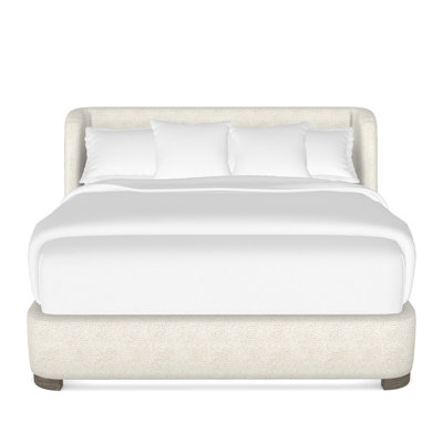Tansy Upholstered Wingback Bed