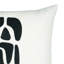 Resonate Charcoal Square Performance Pillow Cover & Insert-361382352