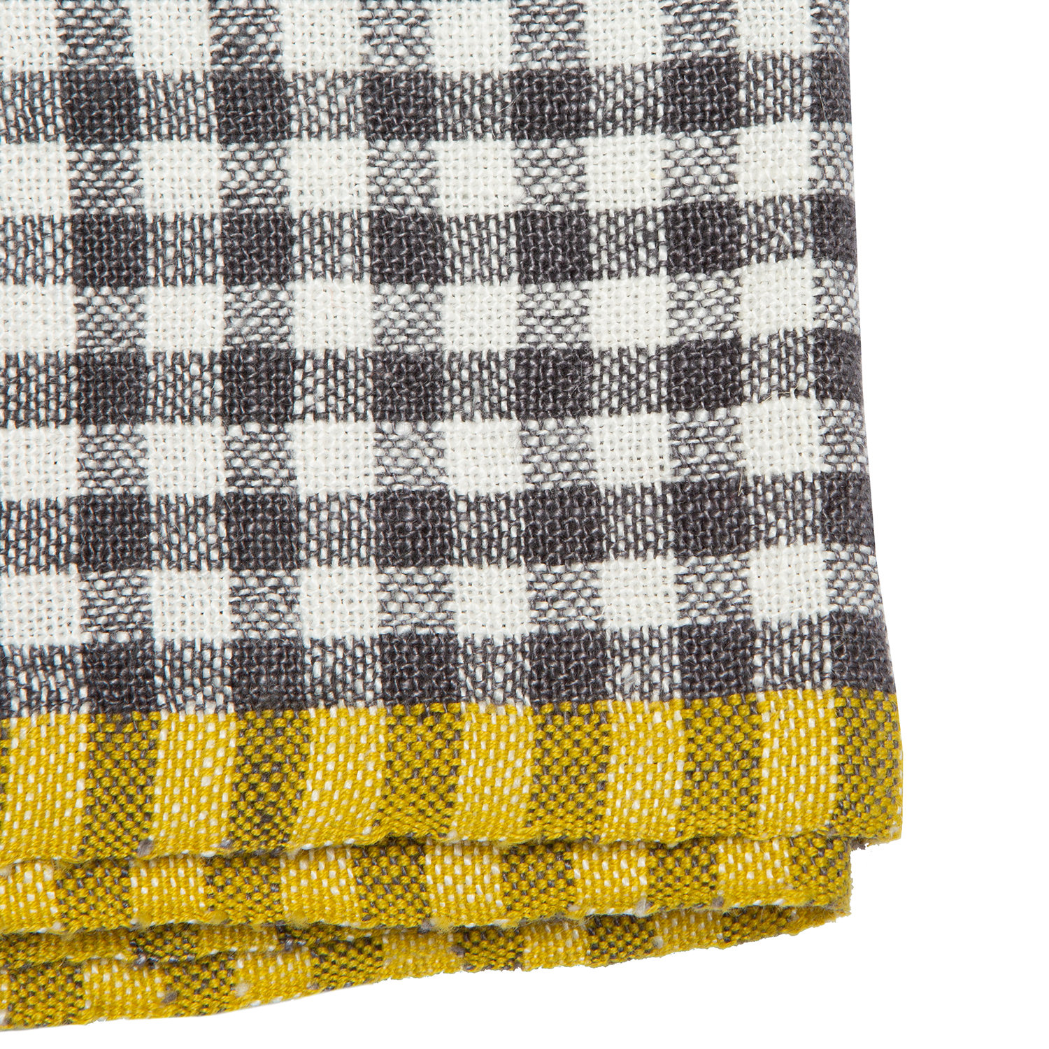 Dish Cloth Kitchen Towel, Grey/Dijon