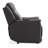 Evitts 35" W Top Grain Leather Heated Massage Glider Dual-Power Recliner-1728220524