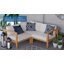 Ensemble de canapé modulaire 3 pièces Muret