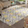 Caritta Geometric Gray/Yellow/Cream Area Rug