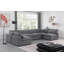 Canapé modulaire réversible en velours Hrannar-87141500