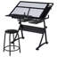Rectangular Height Adjustable 121cm L Training Table
