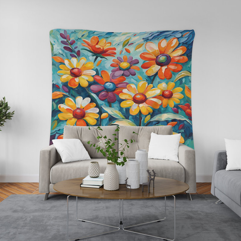 Tapisserie murale, H 88 po x l 104 po x P 1,2 po