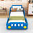 Twin Race Car-Themed Bed With Slats-2090936780