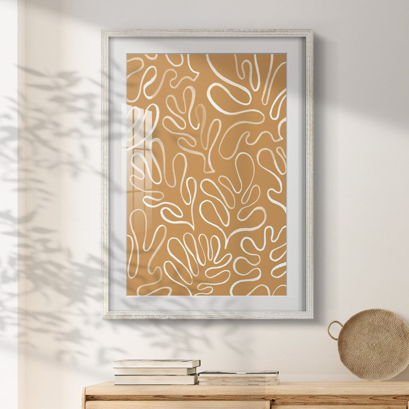 Matisse pièces I - impression encadrée, H 28,5 po x l 20,5 po, Blanc