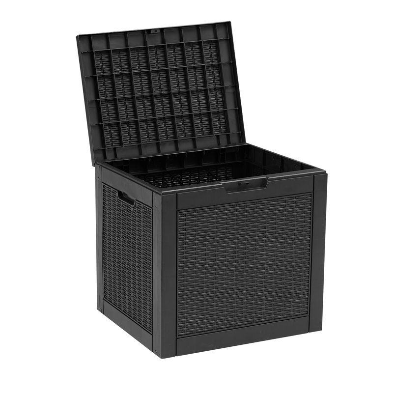 22" D X 17" W Weatherproof Resin Lockable Deck Box