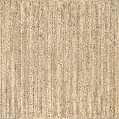 Natural Hand-Woven Jute Rug