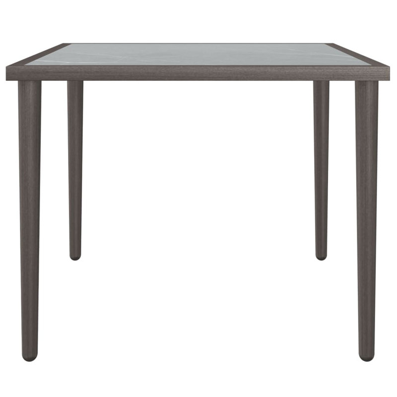 Square Metal Outdoor Chat Table , 48cm cm W 48cm cm D