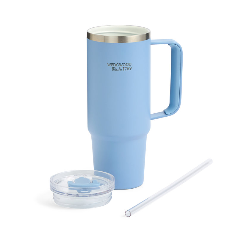 Classic Jasper Flask Tritan Lid And Straw, 304 Stailess Steel Body, BPA Free Parts, Powder Coating Travel Mug