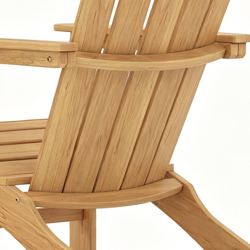 Chaise Adirondack d'extérieur en teck