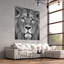 Art mural en verre trempé sans cadre King of the Jungle AB