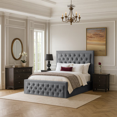 Lillias Upholstered Ottoman Storage Bed