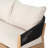 Outdoor Patio Acacia Wood Loveseat