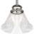 Sawyers 1-Light Indoor Brushed Nickel Mini Pendant with Alabaster Glass Bell Shade-1563110078