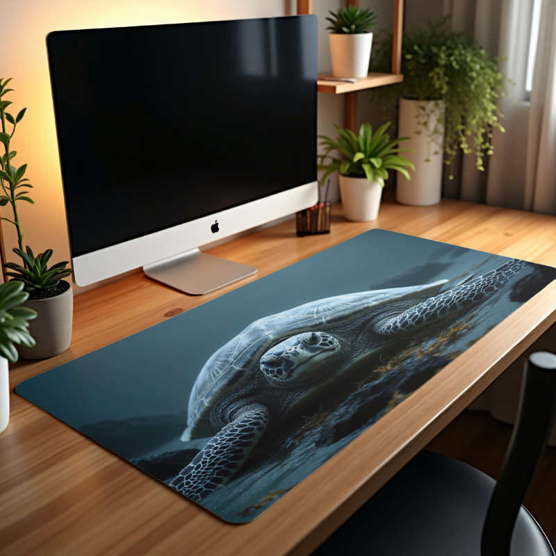 Polyester Desk Pad, 31.5x15.5