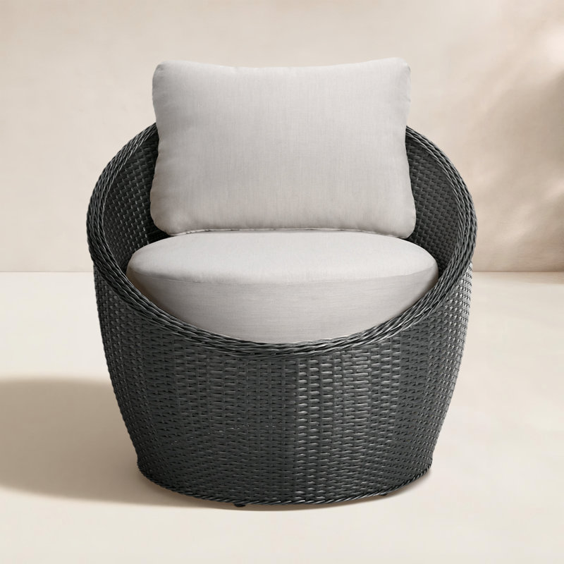 Chaises longues pour patio Leyton, Noir