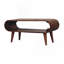 Table basse en bois massif de style nordique caramel au miel