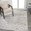 Tapis gris clair / brun Shaii Global Medallion-1768388131