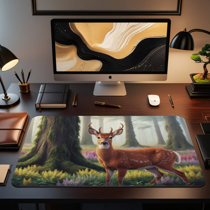 Polyester Desk Pad, 23.6x13.8