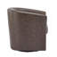 Fauteuil demi-tonneau pivotant en similicuir-1073659217
