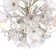 Clayton Glass Florets LED Chandelier