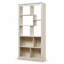 Bibliothèque ouverte 64,6 "en bois blanc avec sangles anti-basculement-1267998222