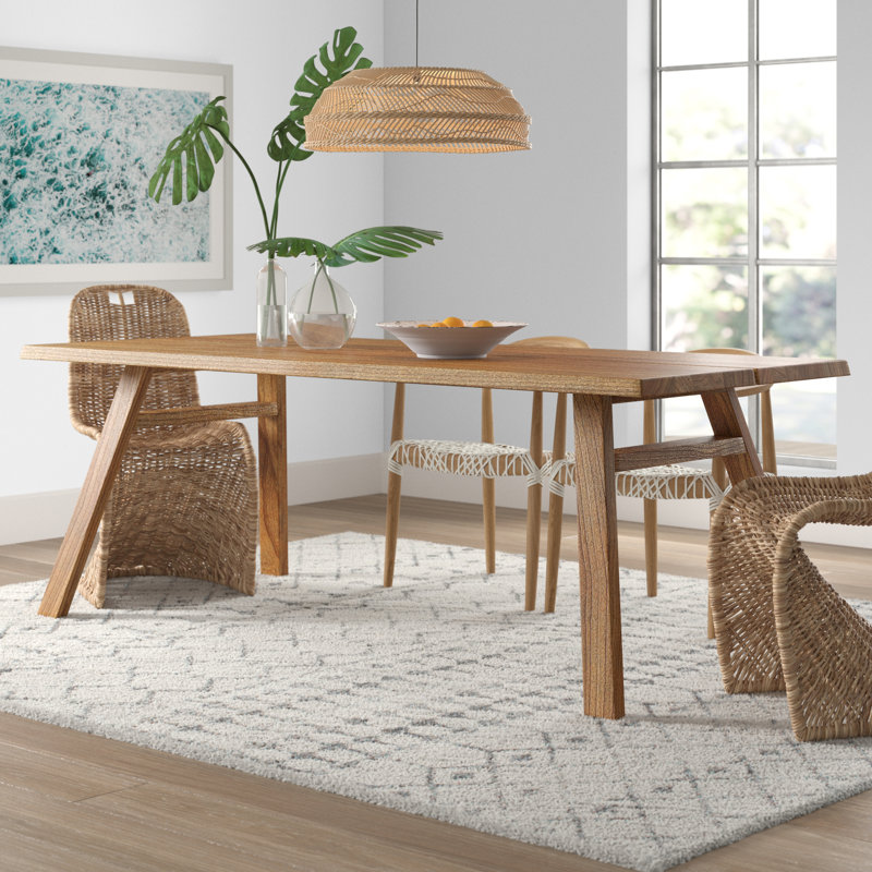 Addi Teak Solid Wood Dining Table