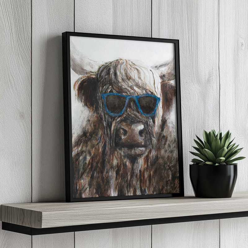 «Dan» par Kamdon Kreations, reproduction d'art, L 30 x H 40, Tanné, Impression encadrée