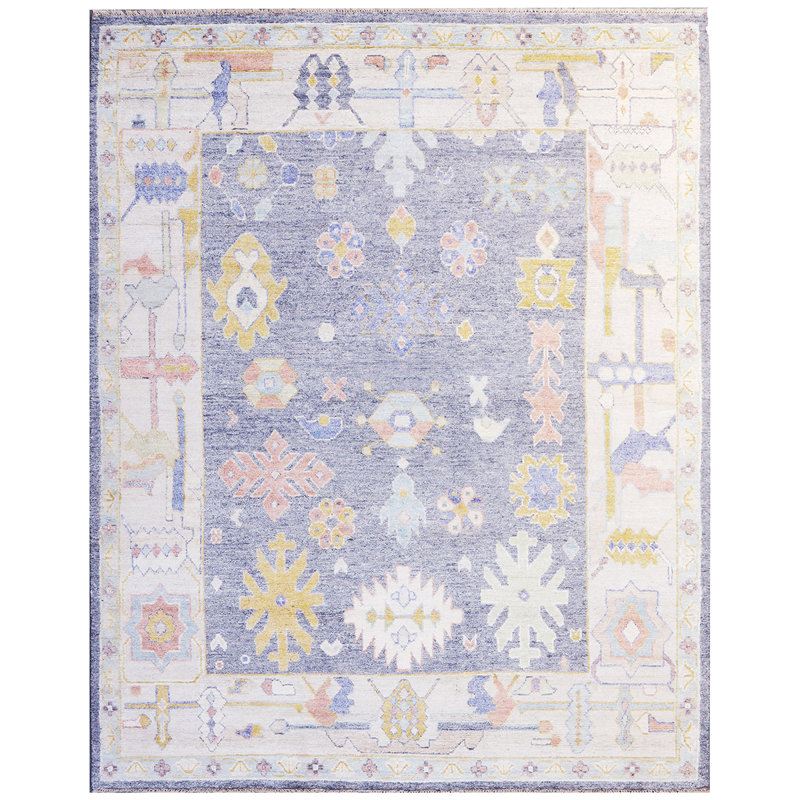 Oriental Area Rug in Multicolor, Rectangle 10' x 14'