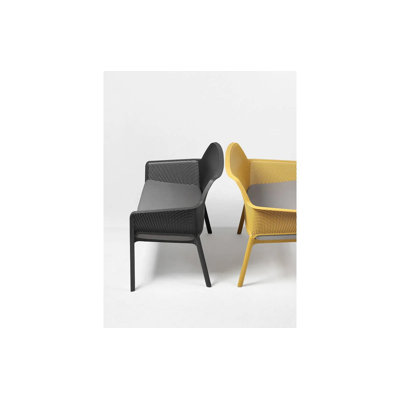 Net Resin Outdoor Bench