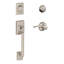 Century Handleset with Deadbolt and Merano Door and Rosette-22335396-22335397