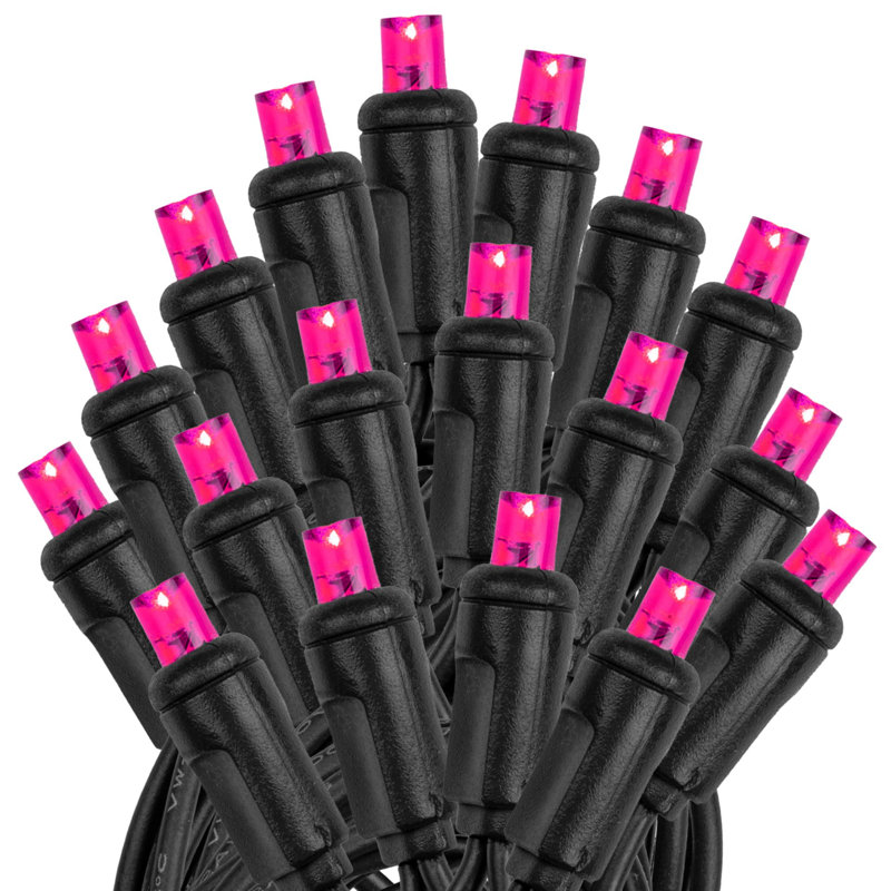 Guirlande lumineuse 50 lumières, Rose