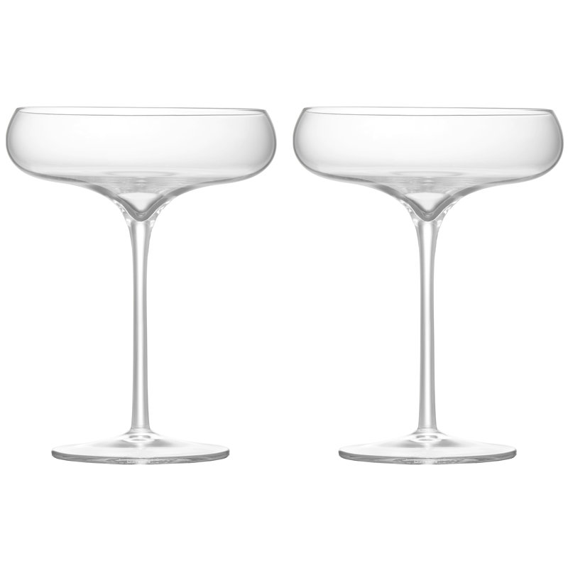 Juno - Champagne Coupes - Clear