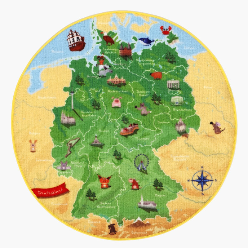 Area Rug, Round 130cm