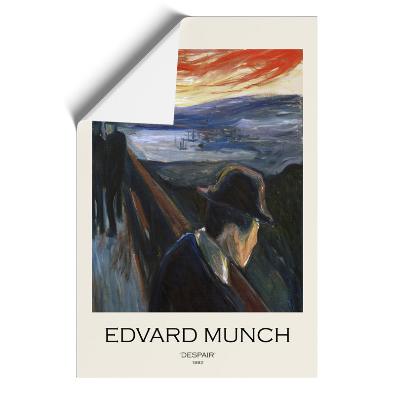 Despair Print by Edvard Munch - Frameless Print, 30cm H x 21cm W x 0.1cm D