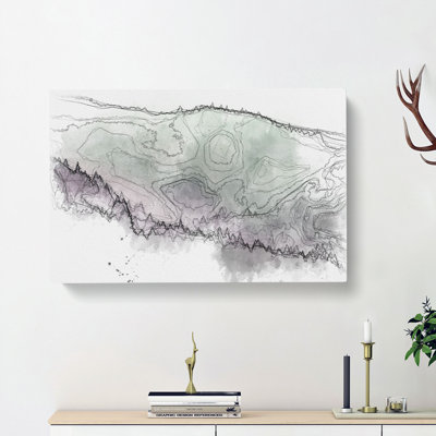 Foggy Forest - Wrapped Canvas Painting