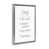 Luster Gray Floater Frame