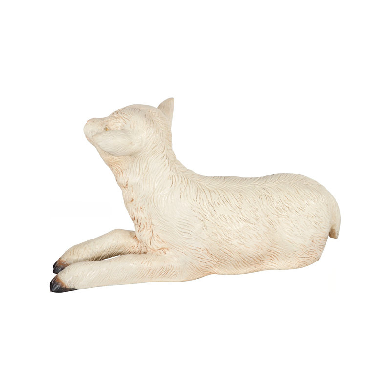 Goat Sculpture, Laying, Gel Coat