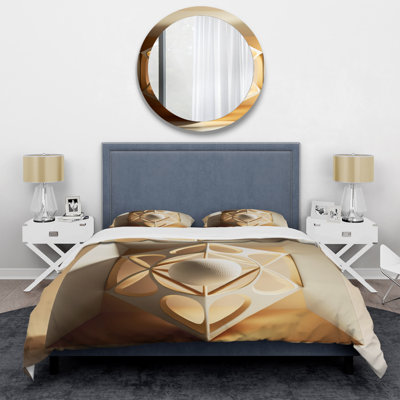Ensemble de housse de couette en microfibre / polyester monochrome