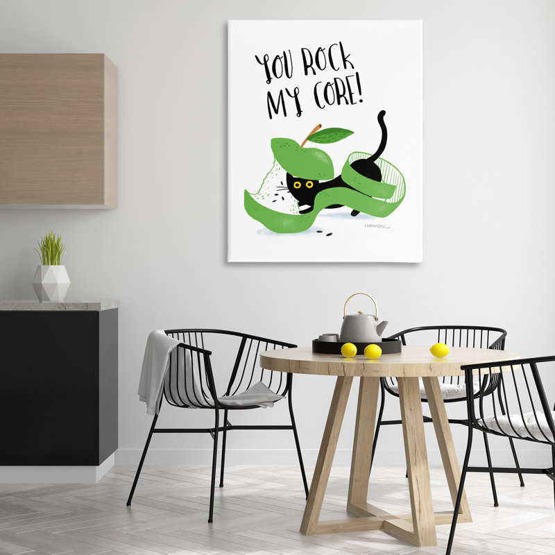 «Rock My Core Cat» par Leeza Hernandez, H 48 po x l 36 po