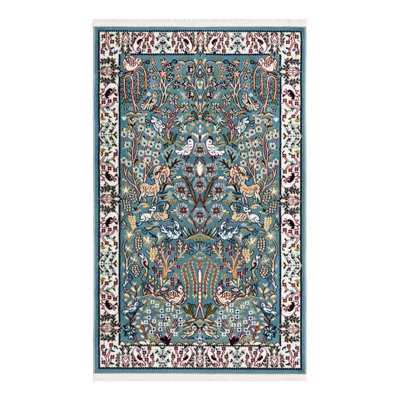 Tapis bleu Jackson Jackson